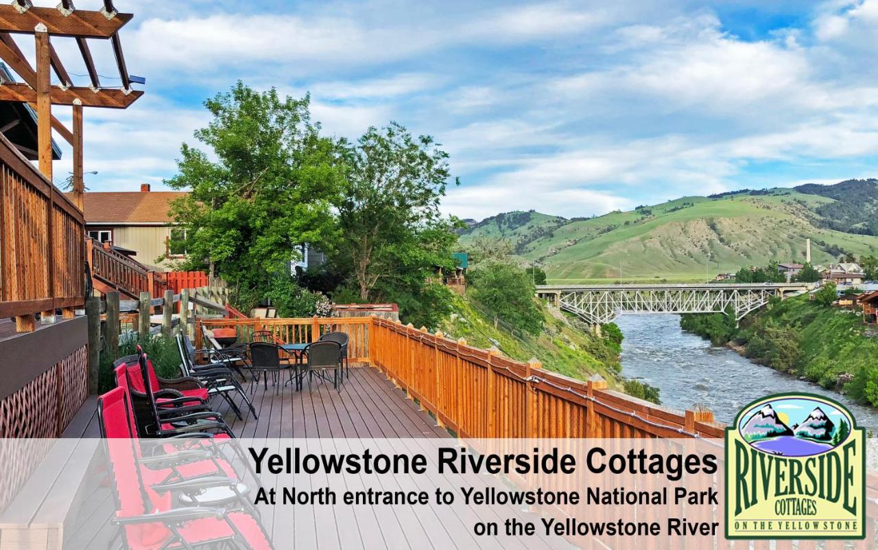 Yellowstone Riverside Cottages Gardiner Exterior foto